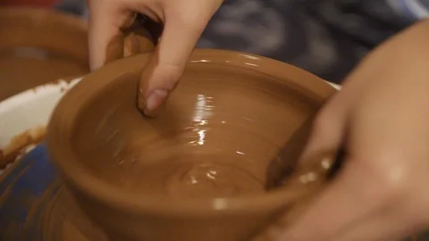 Hands of a Potter Video stock 99997244