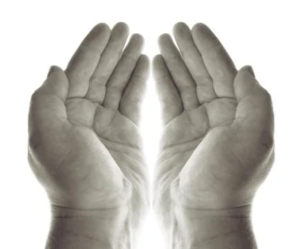 Hands pray Stock Photos