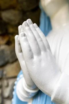 Hands of Prayer Stock Photos