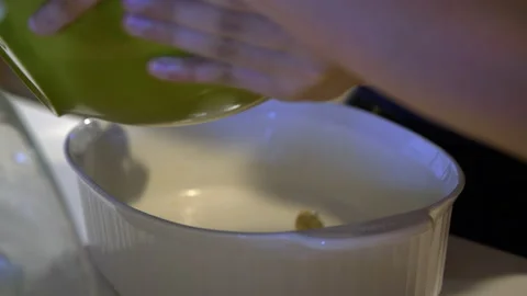 Hands prepare pasta dish Video stock 135753774