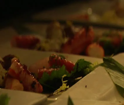 Hands prepare sushi Video stock 21623135