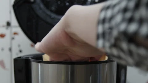 Hands preparing a coffee machine to brew coffee. Stock Footage 266417688