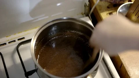 Hands Preparing Dough For Baking a Christmas Sugar Cookies 動画素材 73670405