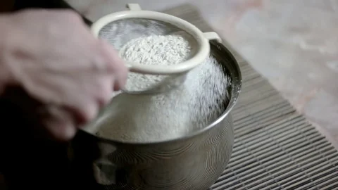 Hands Preparing Dough For Baking a Christmas Sugar Cookies Video stock 73670870