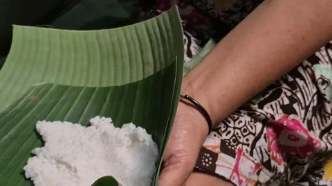Hands preparing a traditional asian dish Stock Footage 337023167
