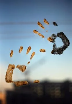 Hands print Stock Photos