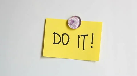 Hands put words You can do it - as encouragement Vídeos de archivo 65339405