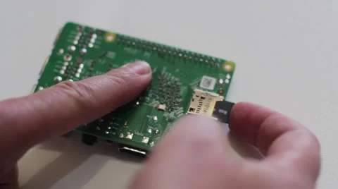Hands on Raspberry Pi  Stock Footage 51837194