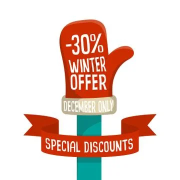 Hands in the red mitten Stock-Illustration