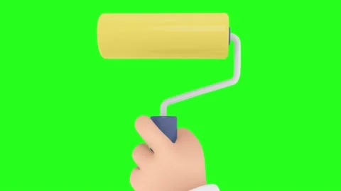 Hands Roller 113 Stock Footage 224263672