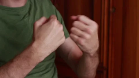 Hands rotating exercise Stock Footage 65372204