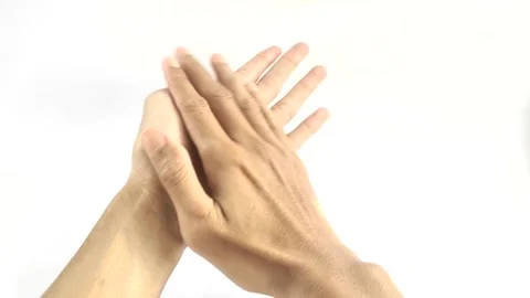 Hands Rubbing Stock Footage 296566181