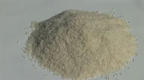 Hands scooping rice Stock Footage 11706961