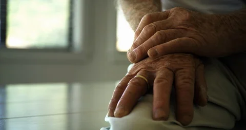Hands of senior man. Stock-Footage 88374487