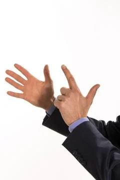 Hands for seven Stock Photos
