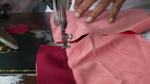 Hands Sewing Video stock 340764364