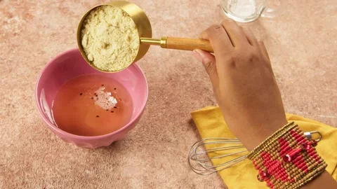 Hands Shaping Laddoos and Barfi for Diwali Function Sweet-Making Process 스톡 동영상 309518993