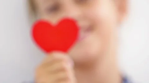 Hands showing a heart. Stock Footage