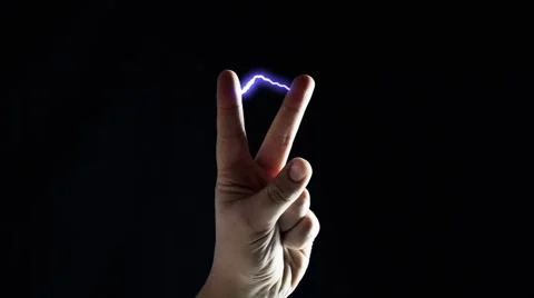 Hands showing victory Stock Footage 46012548
