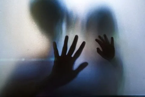 Hands silhouette Stock Photos
