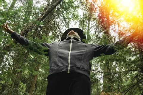 Hands to the sky Stock Photos