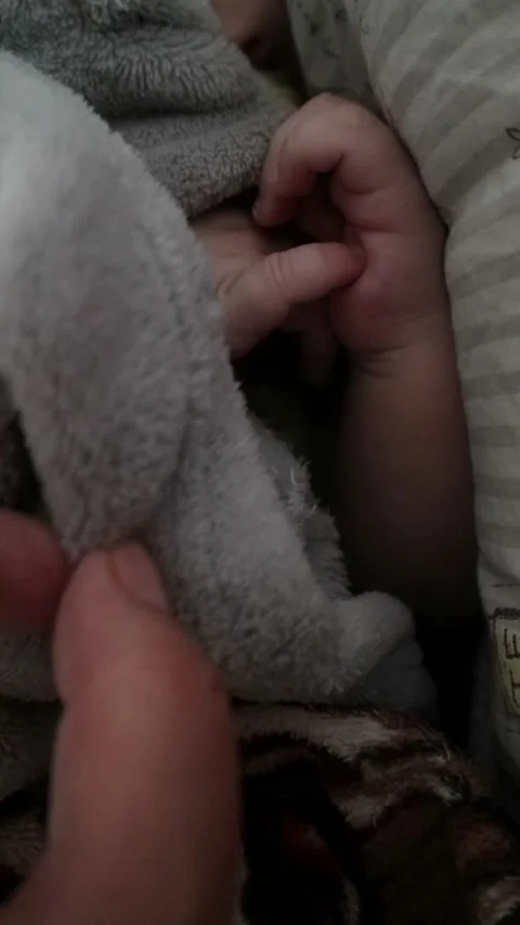 The hands of a small child Stock Footage 237111722