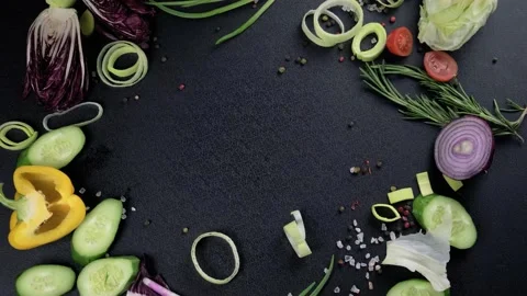 Hands spread fresh, beautifully packaged meat with herbs in a vacuum package Video stock 131016001