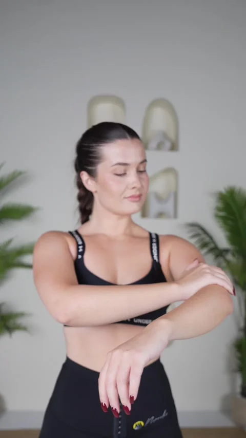 Hands squeez , lymphatic massage Stock Footage 314186325