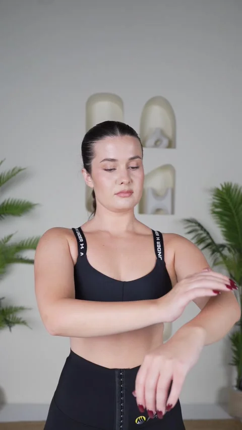 Hands squeez , lymphatic massage Stock Footage 314186326