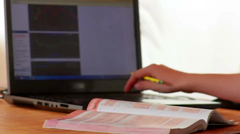 Hands Of Student Typing With Computer Stock Footage 40746118