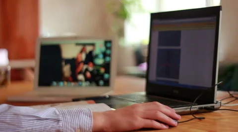 Hands Of Student Typing With Computer Stock Footage 40746159