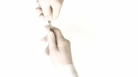 Hands of a surgeon Stock Footage 58891121