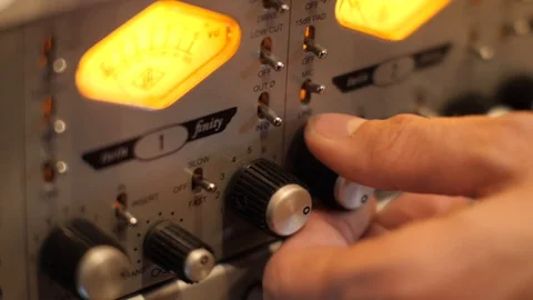 Hands Switching DIals 2 Stock Footage 86620125