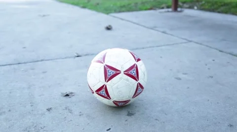 Hands Take Soccer Ball 2 Video stock 45434557