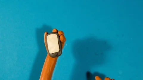 Hands tapping smartphone Stock Footage 118677189