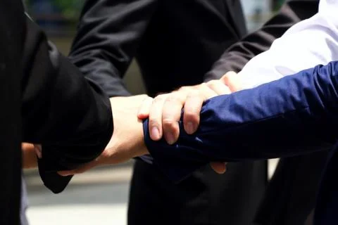 Hands of teamwork 스톡 사진