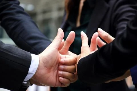 Hands of teamwork 스톡 사진