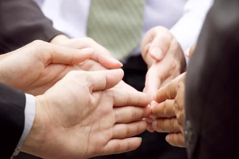 Hands of teamwork 스톡 사진