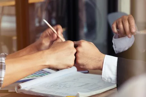 Hands of teamwork 스톡 사진