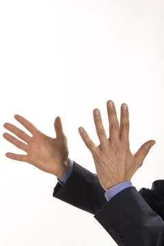 Hands for ten Stock Photos