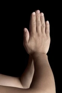 Hands together Stock Photos