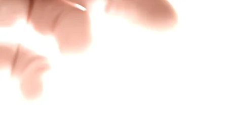 Hands that touch each other bathed in white light Stock Footage 126350051