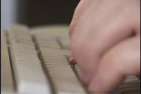 Hands Typing 3 Stock Footage 297680
