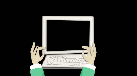 Hands typing on computer. Stock-Footage 56205059