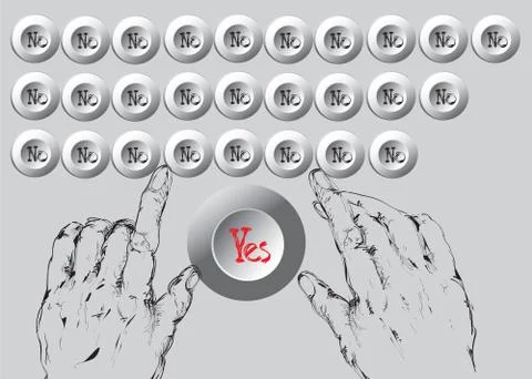 Hands Typing On Computer Stock Illustration