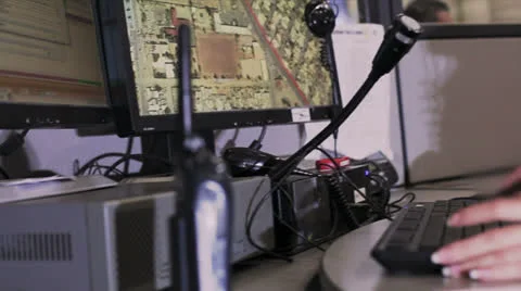 Hands typing emergency information Stock Footage 22800810