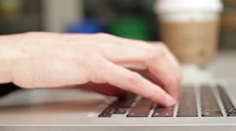 Hands typing Video stock 40715424