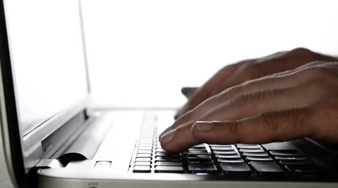Hands typing Stock Footage 47709332