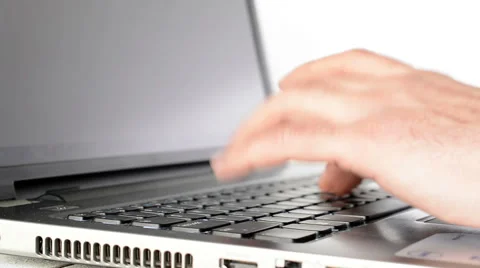 Hands typing Stock Footage 47711070