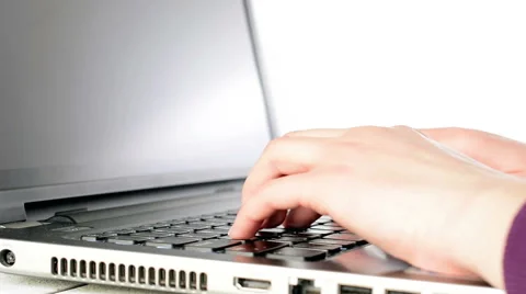 Hands typing Stock Footage 47711527